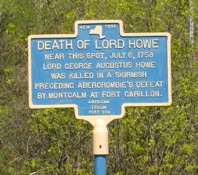 Death of Lord Howe Marker image. Click for full size.
