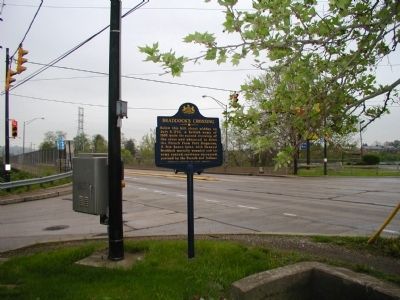 Braddock's Crossing Marker. Click for full size. Braddock's Crossing Marker image. Click for full size.