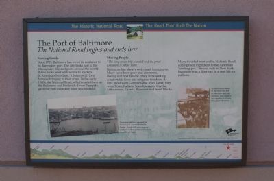 The Port of Baltimore Marker image. Click for full size.