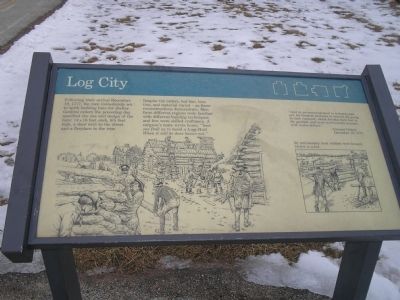 Log City Marker. Click for full size. Log City Marker image. Click for full size.