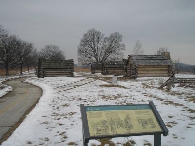 Log City in Valley Forge. Click for full size. Log City in Valley Forge image. Click for full size.