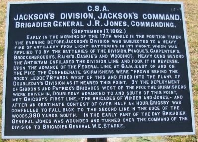 Jackson's Division, Jackson's Command Marker. Click for full size. Jackson's Division, Jackson's Command Marker image. Click for full size.
