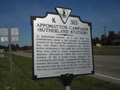Sutherland Station Marker. Click for full size. Sutherland Station Marker image. Click for full size.