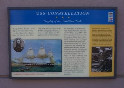 USS Constellation Marker image. Click for full size.