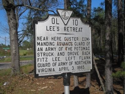 Lee's Retreat Marker image. Click for full size.