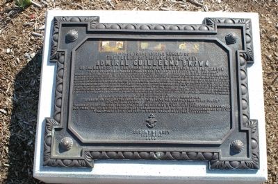Admiral Guillermo Brown Marker. Click for full size. Admiral Guillermo Brown Marker image. Click for full size.