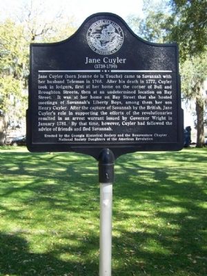 Jane Cuyler Marker image. Click for full size.