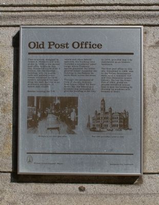Old Post Office Marker. Click for full size. Old Post Office Marker image. Click for full size.