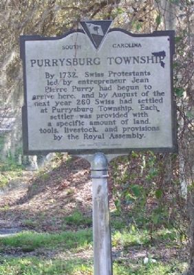 Purrysburg Township Marker image. Click for full size.