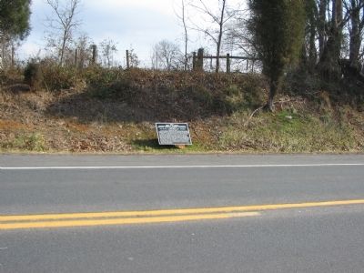 Patrick's Brigade Tablet beside the Modern Hagerstown Pike. Click for full size. Patrick's Brigade Tablet beside the Modern Hagerstown Pike image. Click for full size.