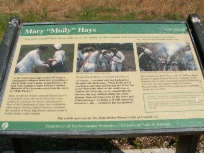 Mary “ Molly” Hays Marker image. Click for full size.