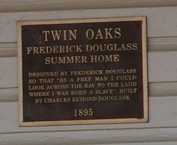 Twin Oaks Marker. Click for full size. Twin Oaks Marker image. Click for full size.