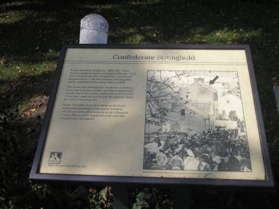 Confederate Stronghold Marker image. Click for full size.