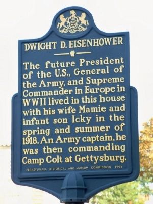Dwight D. Eisenhower Marker image. Click for full size.