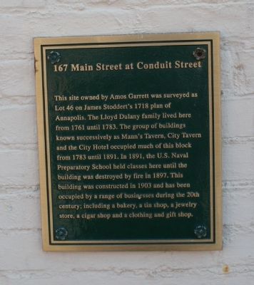 167 Main Street at Conduit Street Marker image. Click for full size.
