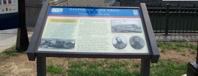 Barricade at Jones Falls Bridge Marker image. Click for full size.