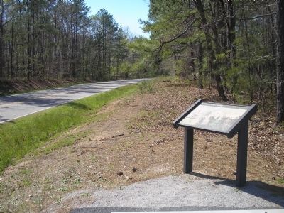 The Union Cavalry Attacks Marker on Courthouse Road. Click for full size. The Union Cavalry Attacks Marker on Courthouse Road image. Click for full size.