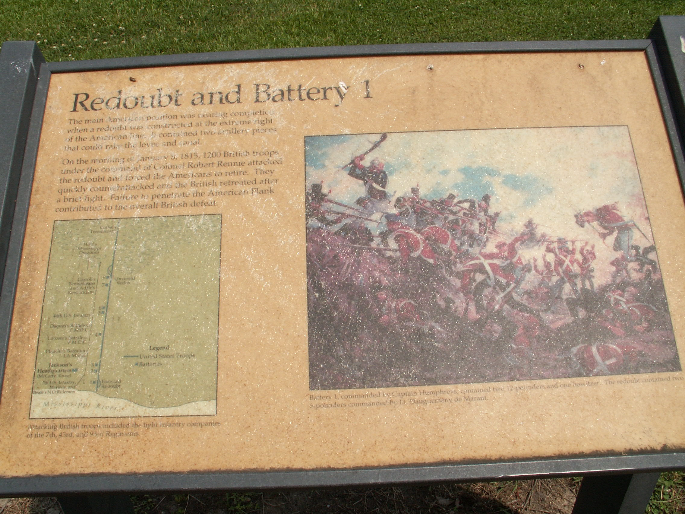 Redoubt and Battery 1 Marker