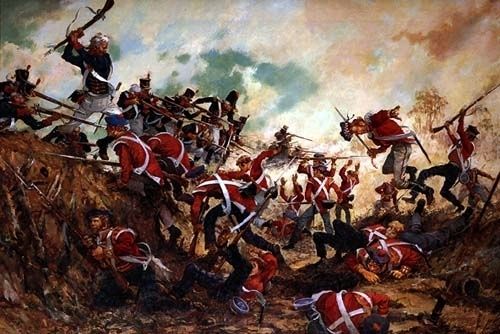 British attack the redoubt image. Click for full size.