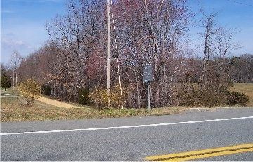 View from eastbound lane of Rt. 6 (Port Tobacco Rd.) image. Click for full size.