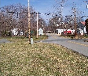 Wide view from Beaverdam Road, Post office is off camera to the left.. Click for full size. Wide view from Beaverdam Road, Post office is off camera to the left. image. Click for full size.