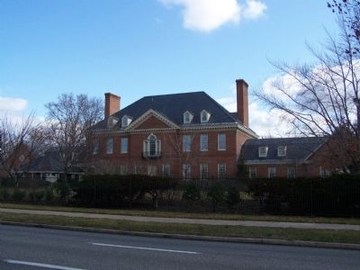 Governor's Residence from Front Street. image. Click for full size.