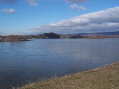 View of Susquehanna River from Front Street side of Governor's Residence. image. Click for full size.