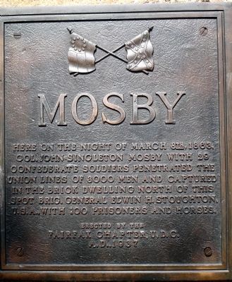 Mosby Marker. Click for full size. Mosby Marker image. Click for full size.
