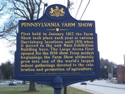 Pennsylvania Farm Show Marker image. Click for full size.