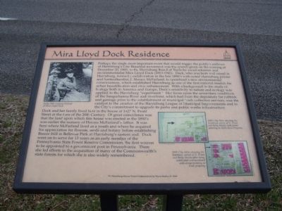 Mira Lloyd Dock Residence Marker image. Click for full size.