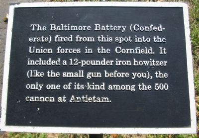 The Baltimore Battery Marker. Click for full size. The Baltimore Battery Marker image. Click for full size.