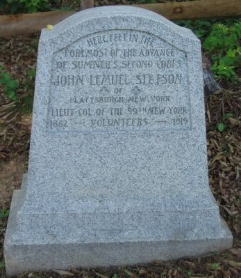 John Lemuel Steson Monument image. Click for full size.