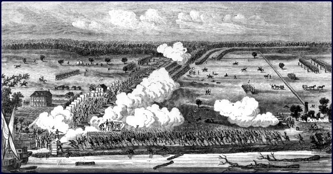 Bird's-eye view of the battle. Click for full size. Bird's-eye view of the battle image. Click for full size.