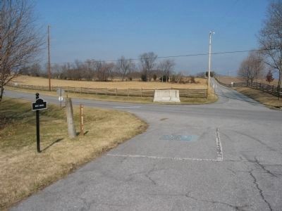 Monument at the intersection of Dunker Church and Smoketown Roads. Click for full size. Monument at the intersection of Dunker Church and Smoketown Roads image. Click for full size.