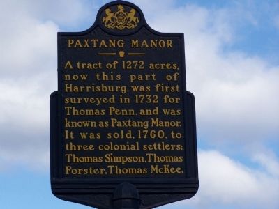 Paxtang Manor Marker image. Click for full size.
