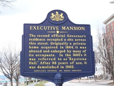 Executive Mansion Marker image. Click for full size.
