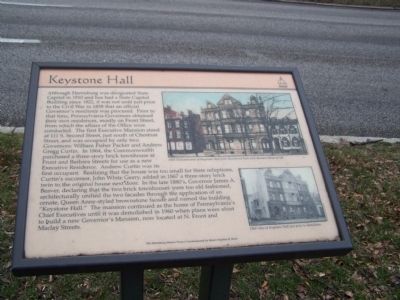 Keystone Hall Marker image. Click for full size.