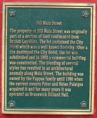 163 Main Street Marker image. Click for full size.