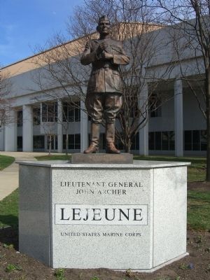 Lieutenant General John Archer Lejeune Marker image. Click for full size.
