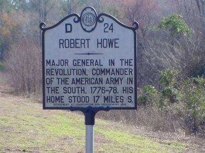 Robert Howe Marker. Click for full size. Robert Howe Marker image. Click for full size.