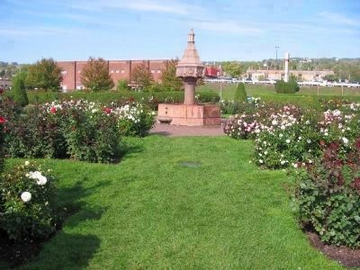 Fountain at Nearby Rose Garden. Click for full size. Fountain at Nearby Rose Garden image. Click for full size.