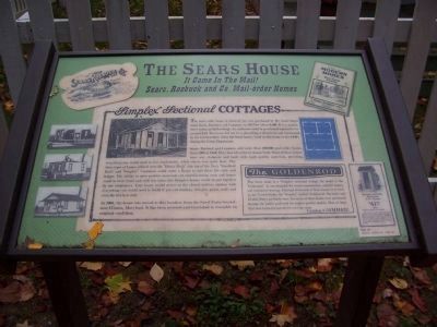The Sears House Marker image. Click for full size.