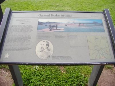 General Rodes Attackes Marker image. Click for full size.
