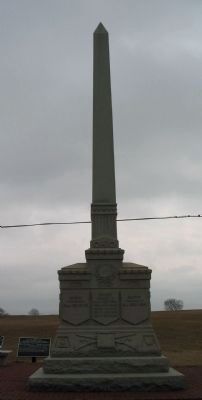 5th, 7th and 66th Ohio Infantry Monument image. Click for full size.
