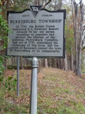 Purrysburg Township Marker image. Click for full size.