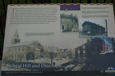 Federal Hill and Otterbein Marker image. Click for full size.
