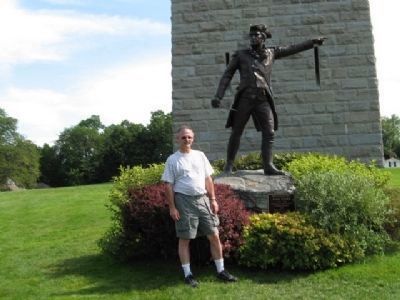 General John Stark Statue at the Battle of Bennington Monument image. Click for full size.