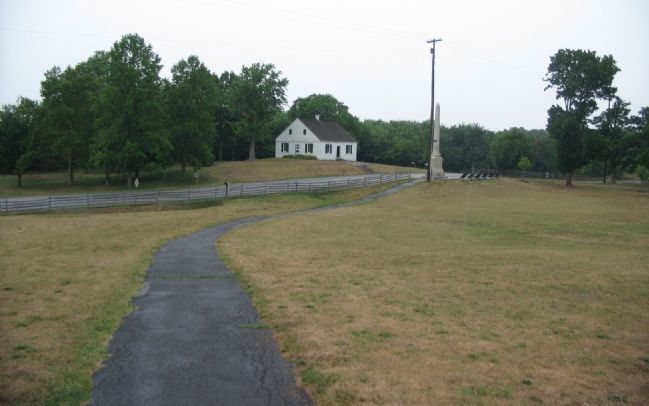 The Dunker Church from Lee's Artillery Position. Click for full size. The Dunker Church from Lee's Artillery Position image. Click for full size.