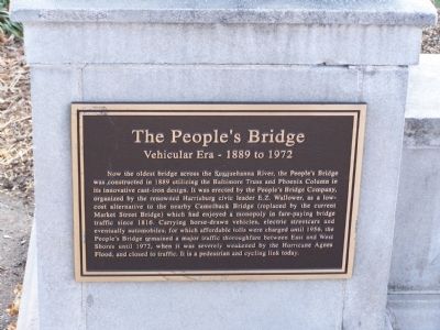 The People's Bridge Marker image. Click for full size.