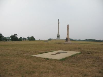The 20th New York Monument Stands South of the New York State Monument image. Click for full size.